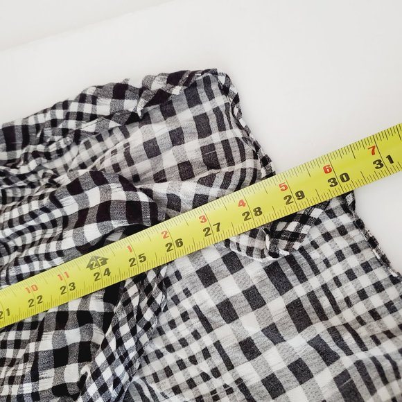 LOVE & LEGEND Gingham Button Down Shirt - Picture 8 of 8